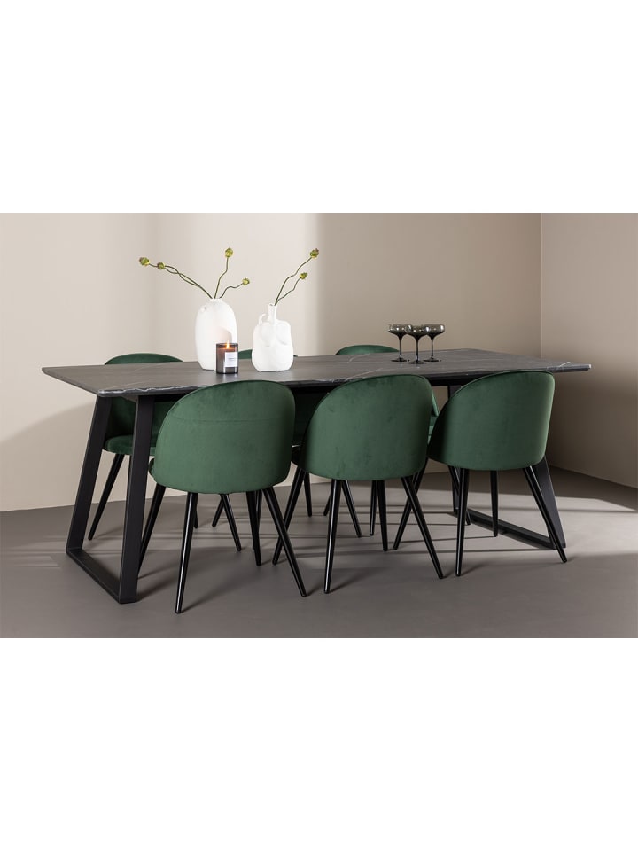 ebuy24 Essgruppe Malaga (7-teilig) Grün 200 x 90 cm günstig kaufen onesize