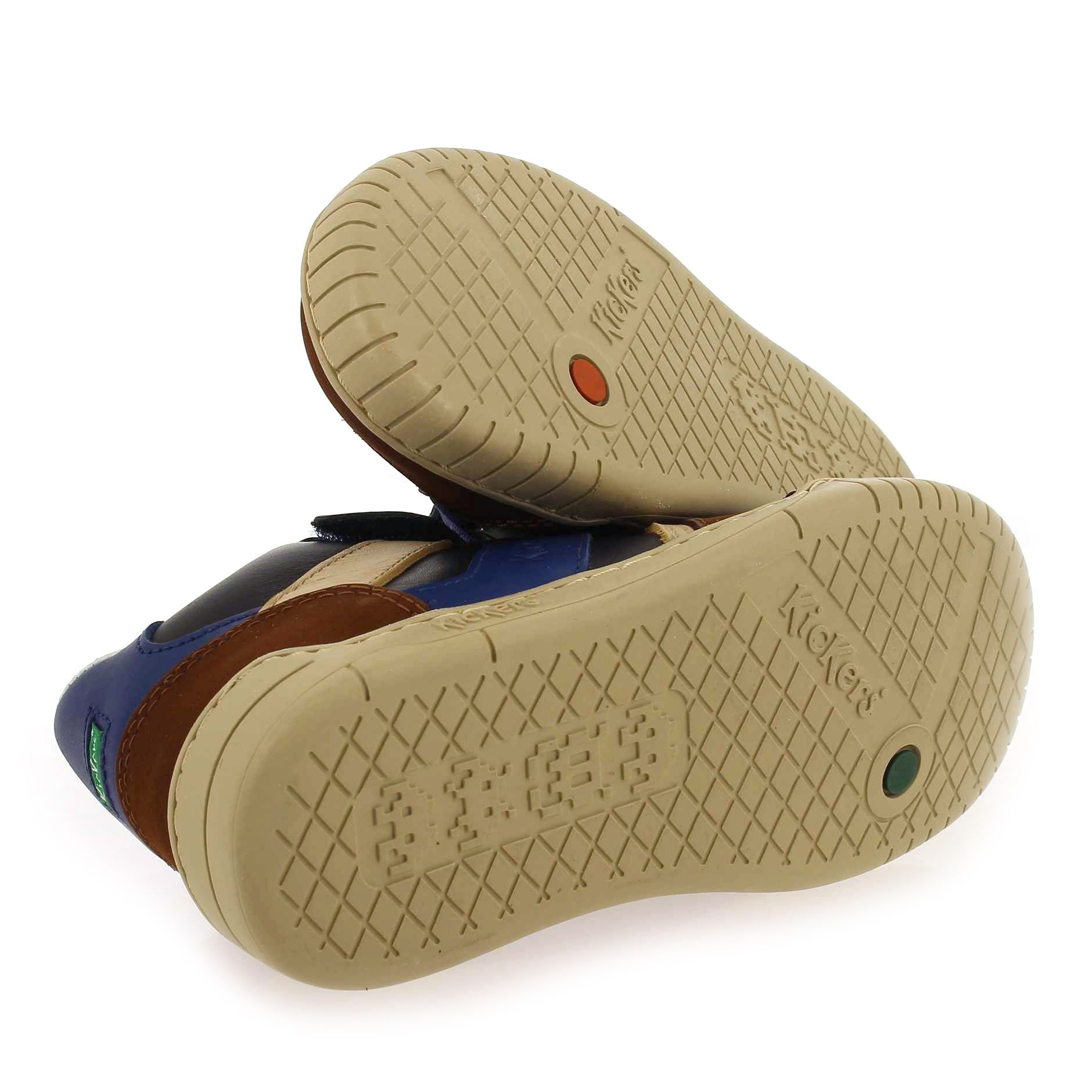 Kickers  WINCKY CDT H22 - Marine Marron