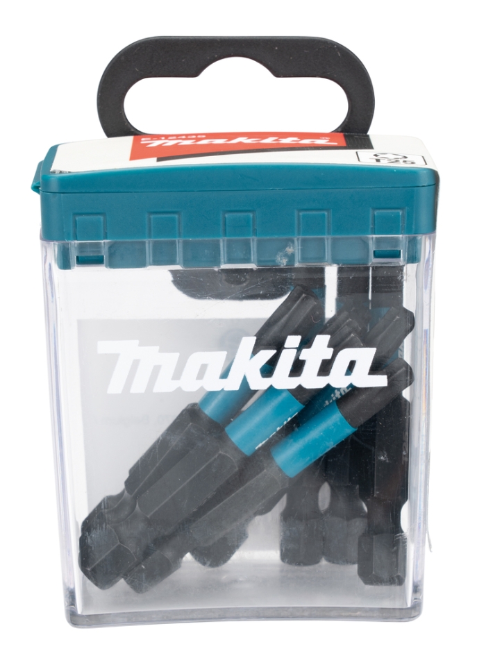 Príslušenstvo Makita E-12435 Bit pre rázový skrutkovač T25x50mm, rázový, čierny, 10 kusov