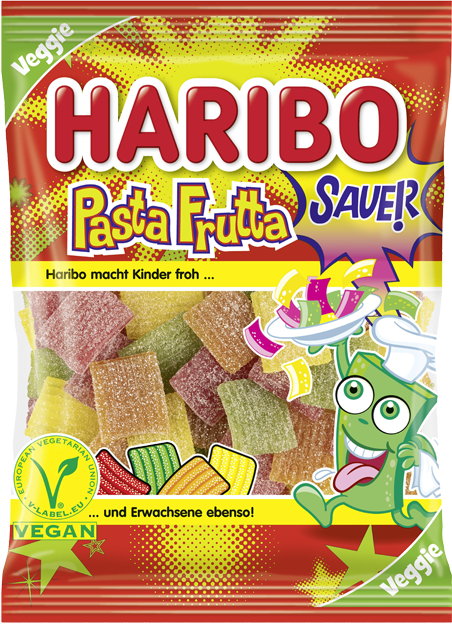 Haribo Pasta Frutta Sauer vegan