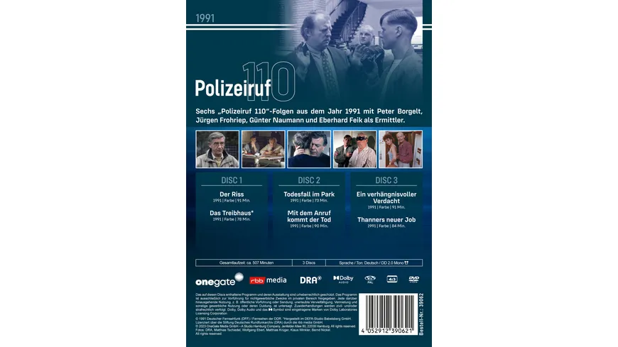 Polizeiruf 110 - Box 19 (DDR TV-Archiv) mit Sammelrücken [3 DVDs]