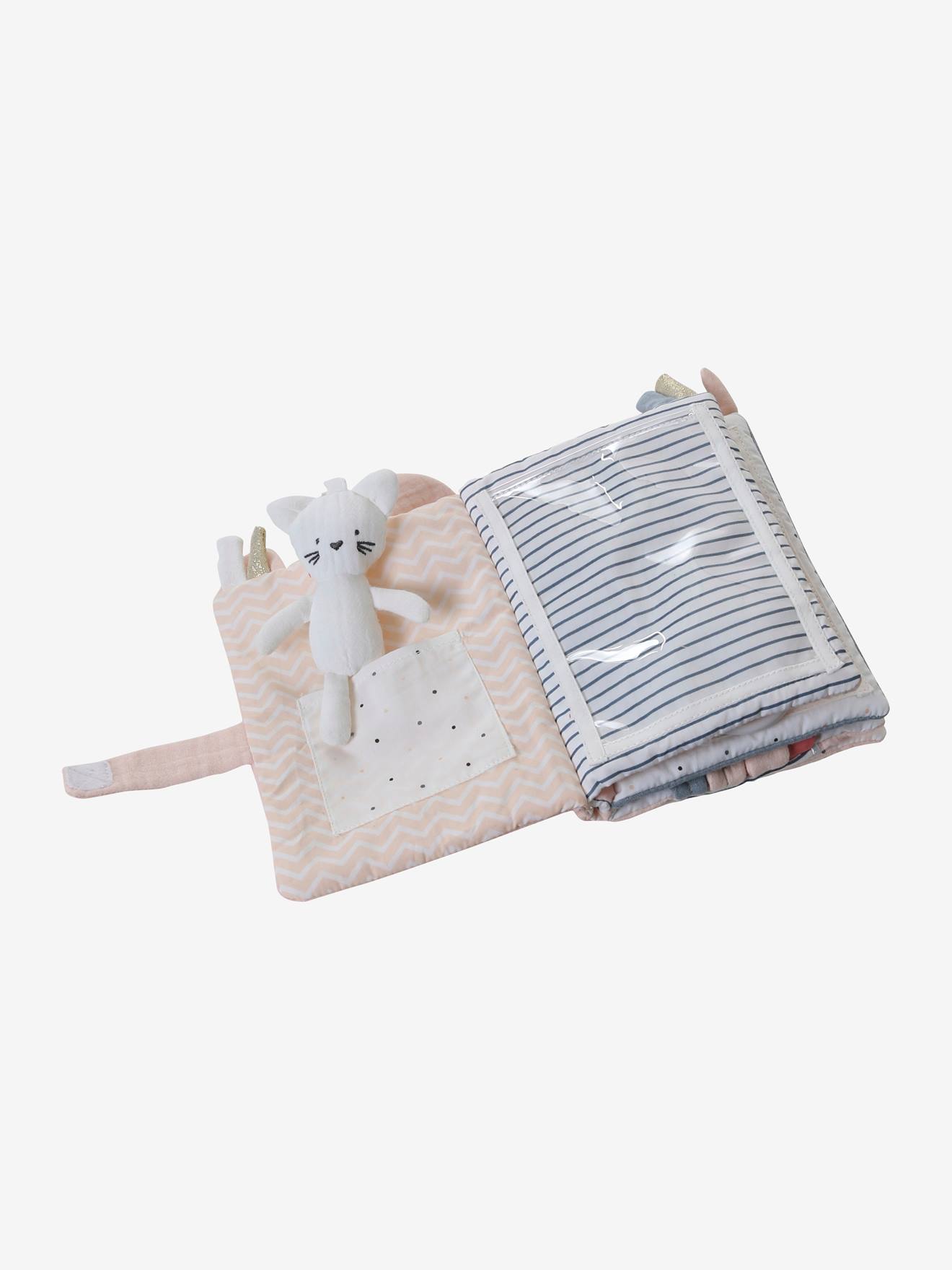 Livre photos + activités CHAT ROSE rose