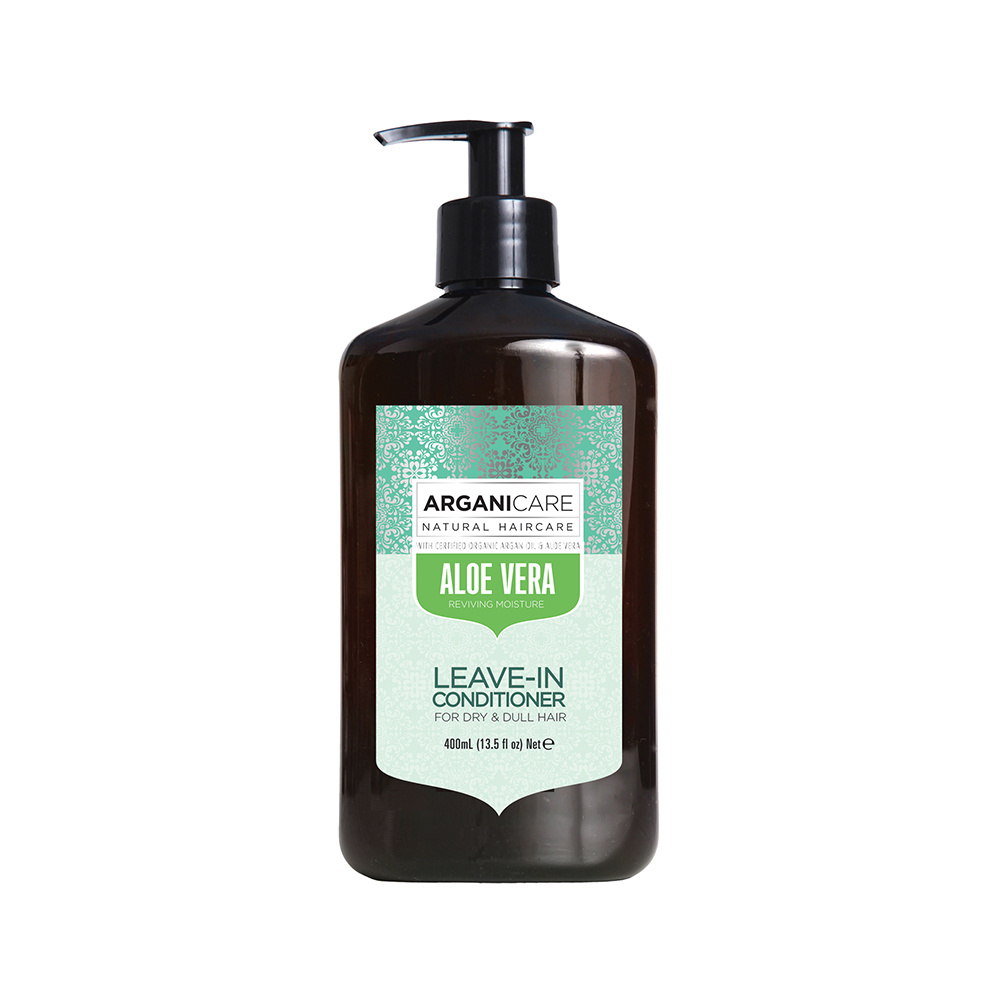 Arganicare Crème de soin sans rinçage à l'Aloe Vera Hydratant et revitalisant pour cheveux s ecs et abimés