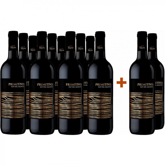 10+2 Paket Primitivo del Salento IGP - Cantine Lizzano