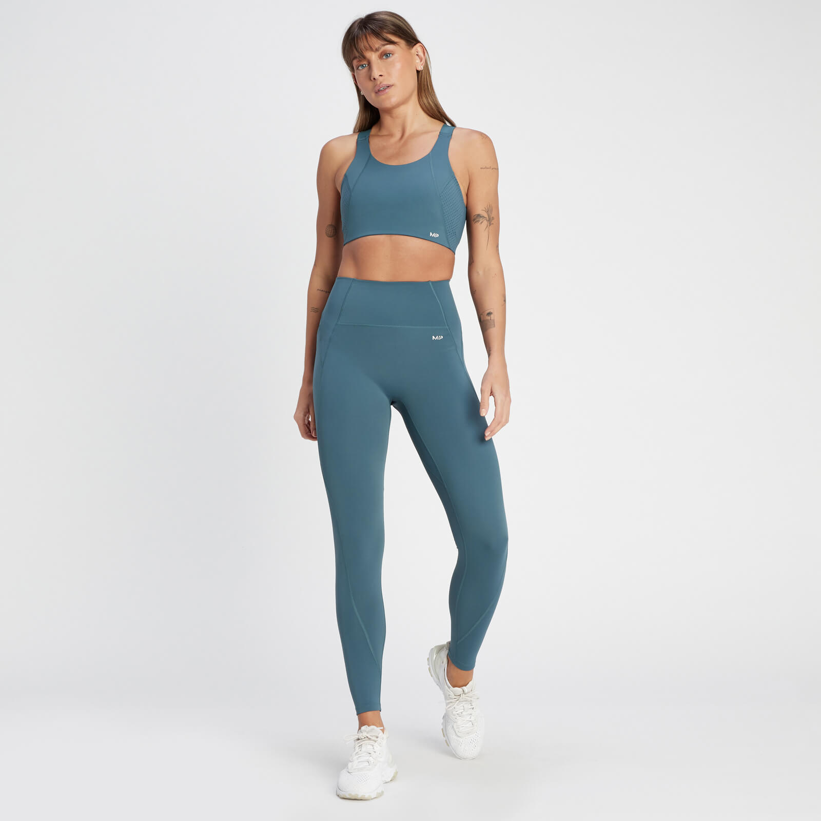 Brassière de sport MP Tempo Ultra pour femmes – Bleu fumé