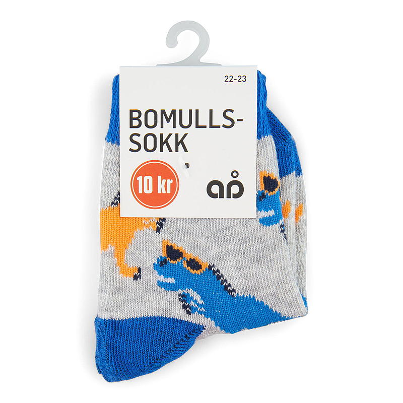 Time 2 Change Bomullssokk med motiv str 22/23