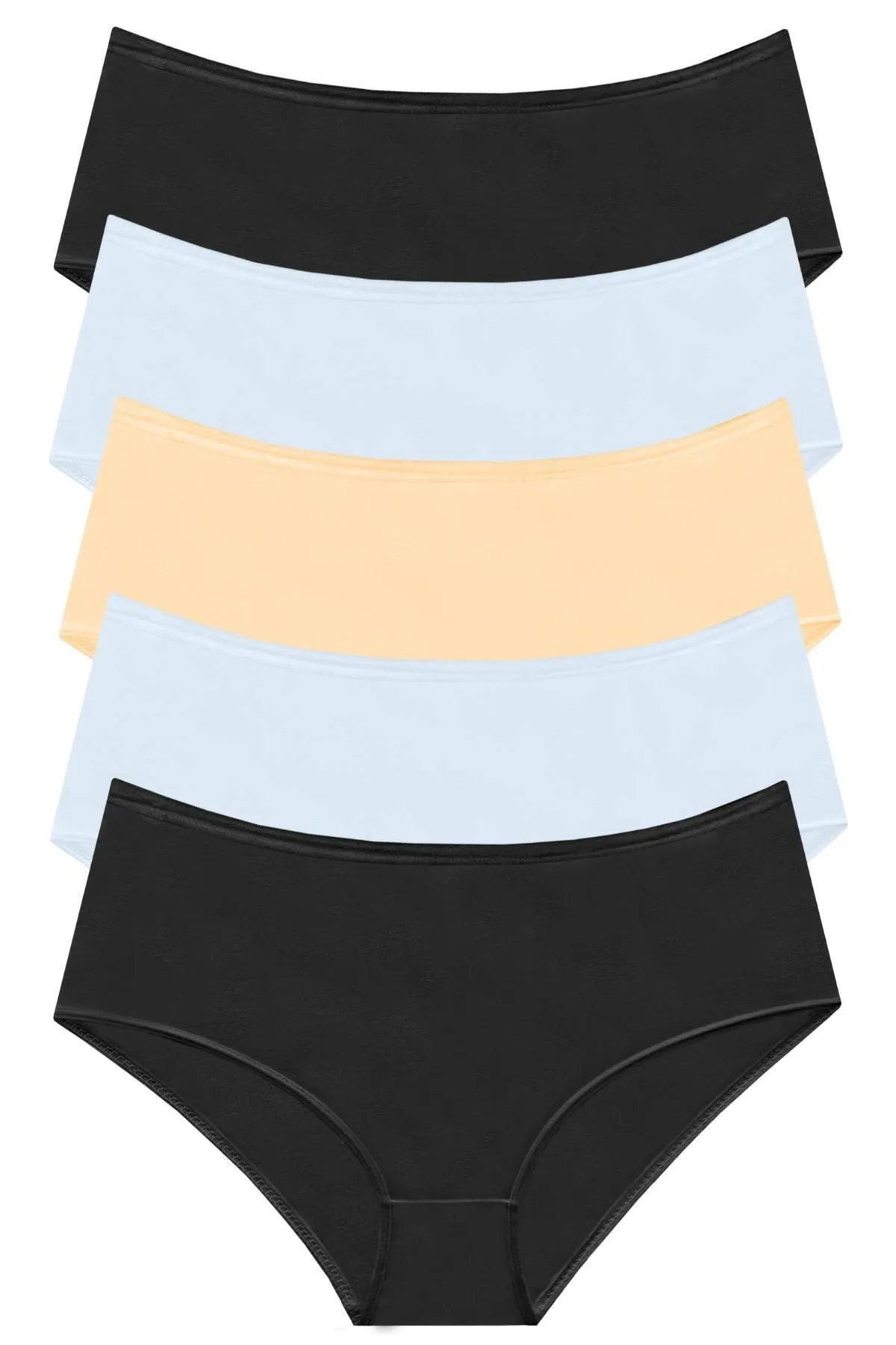 Newlilla  1007 Damen Mix 5-teiliges Daily Bato Höschen V11