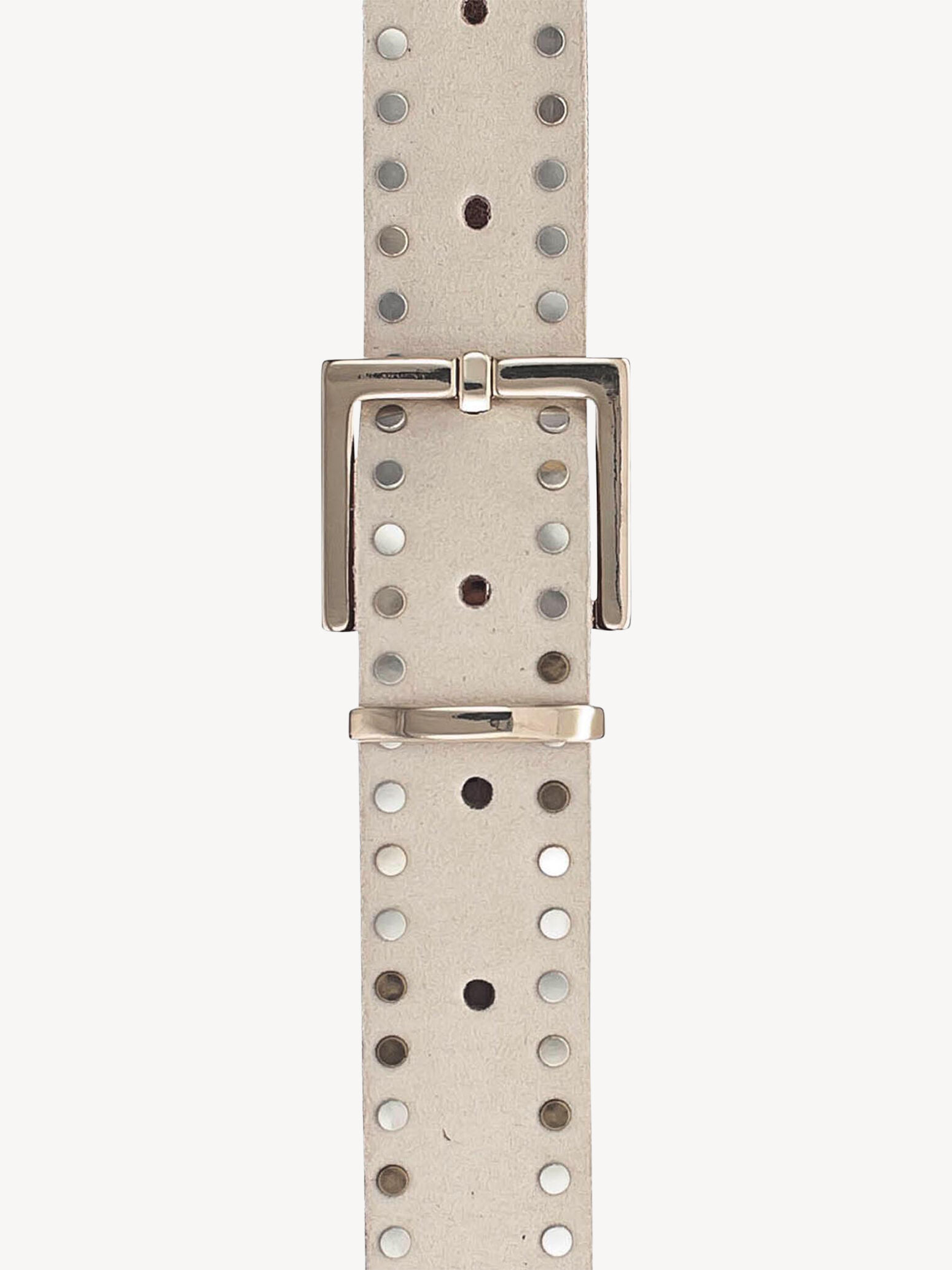 Ceinture en cuir - beige