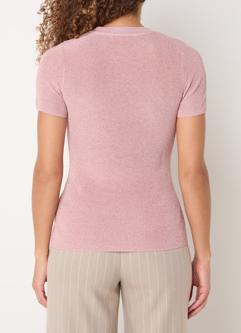 Pulover JOSH V Rio din tricot fin cu inserții din lurex