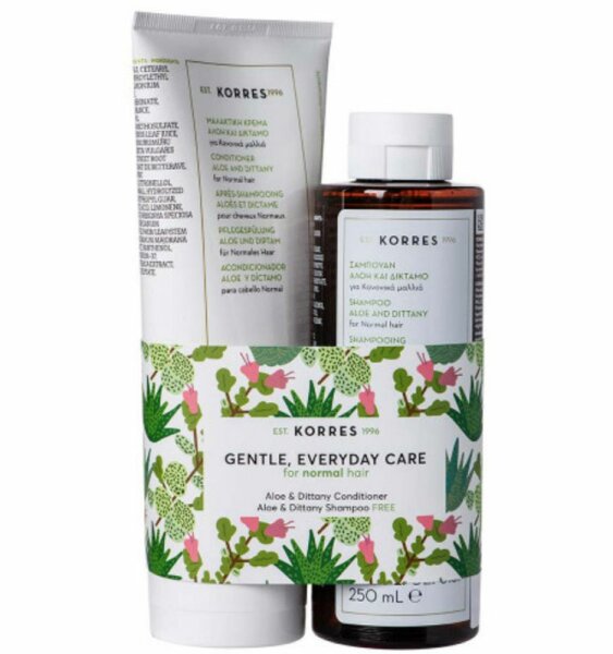 KORRES Gentle, Everyday Care Aloe & Dittany Haarpflegeset