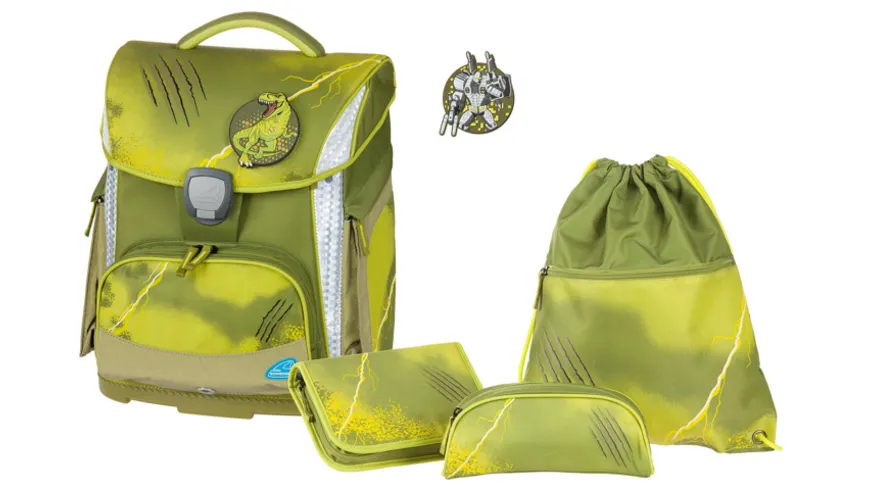 SCHNEIDERSToolbag Plus 4-teiliges Schulranzen-Set Wild Olive