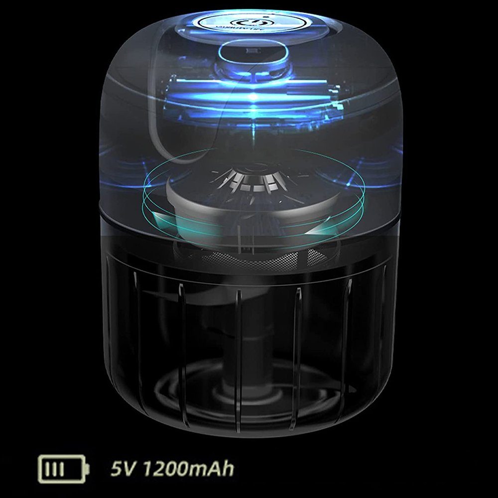 Bedee Zwiebelhacker Elektrischer Mini Knoblauchzerkleinerer Lebensmittelzerkleinerer, 23,00 W, Zerkleinerer mit USB-Anschluss, Mini-Küchenmaschine für Chili Zwiebel