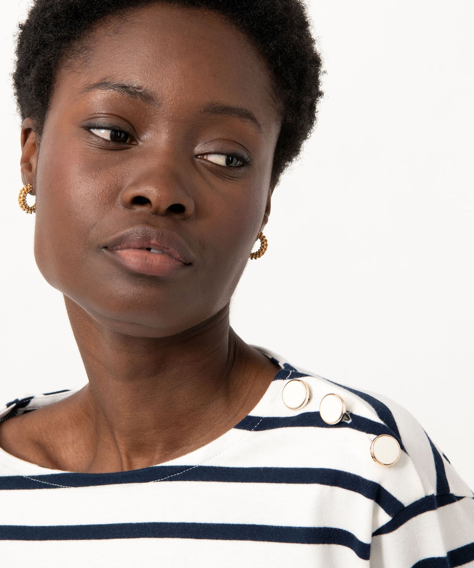 Tee-shirt rayé à manches longues femme raye | GEMO