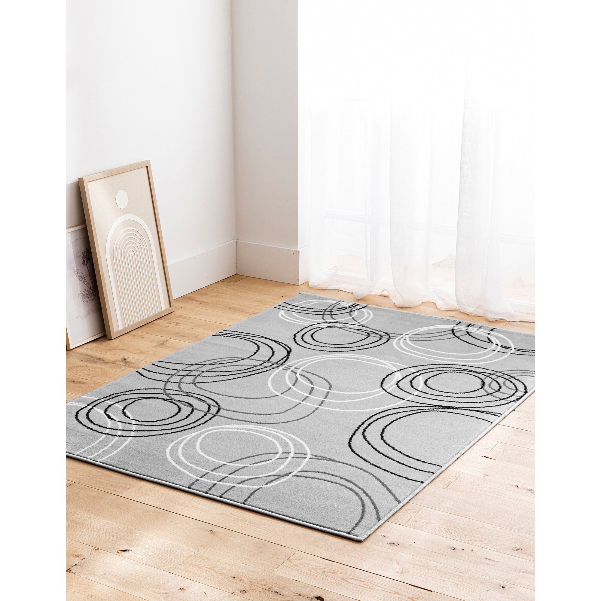 Tapis motifs cercles