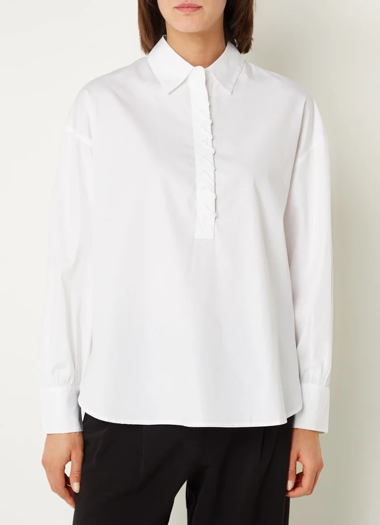 French Connection Agnes blouse in lyocell blend