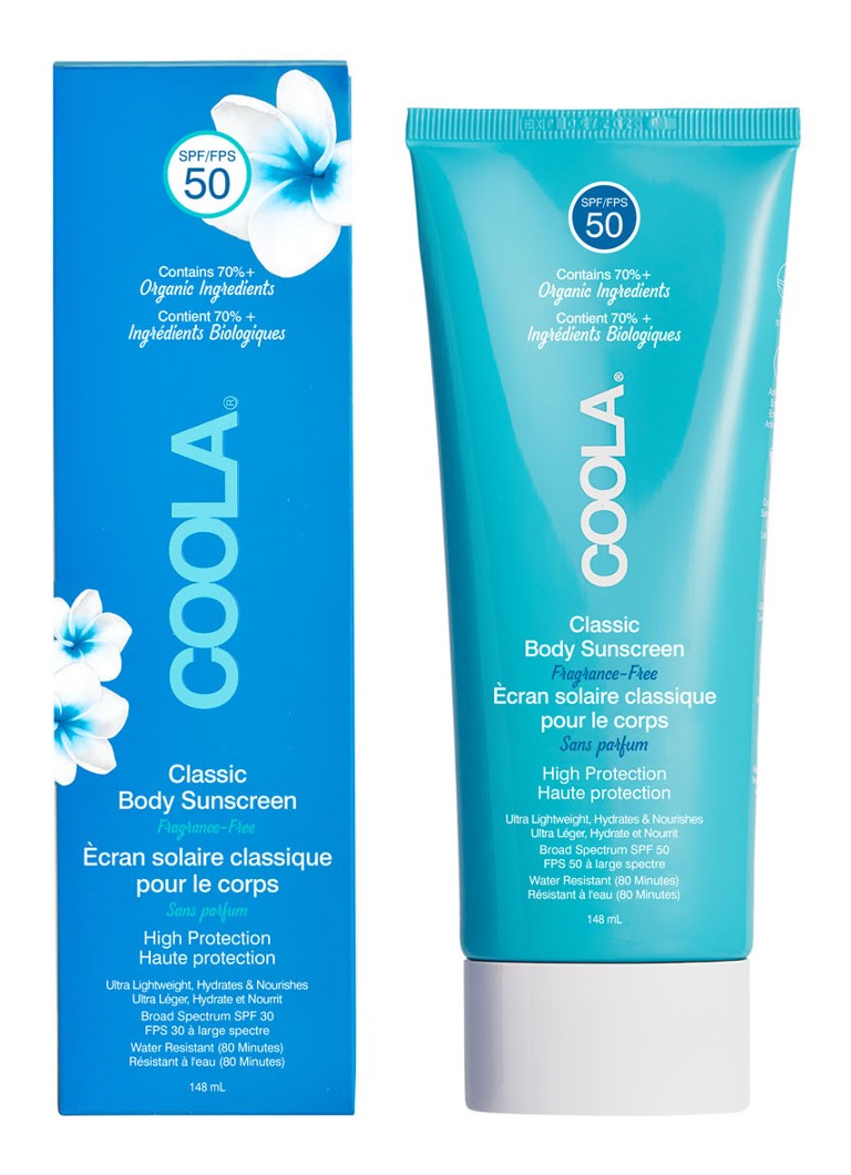 Cremă de protecție solară pentru corp Coola Classic SPF 50, fără parfum
