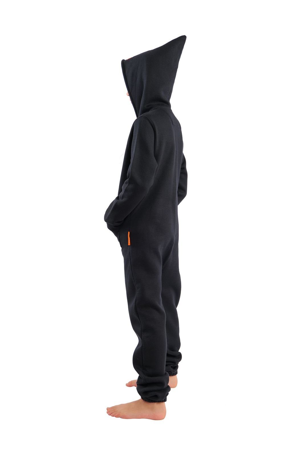 O'Poppy Jumpsuit Kinder dunkelblau (1-tlg) Zwergen Kapuze und Eingrifftaschen