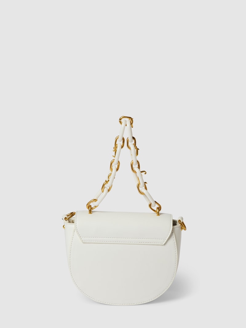 Handtasche mit Label-Details Modell 'Jasmine' in ecru