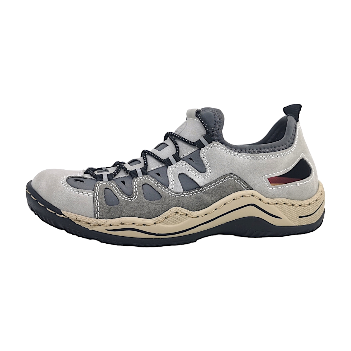 Rieker Dollaro/Merapi/Scuba L0539-40 Blau 40 Cement/ Grey/ Blei
