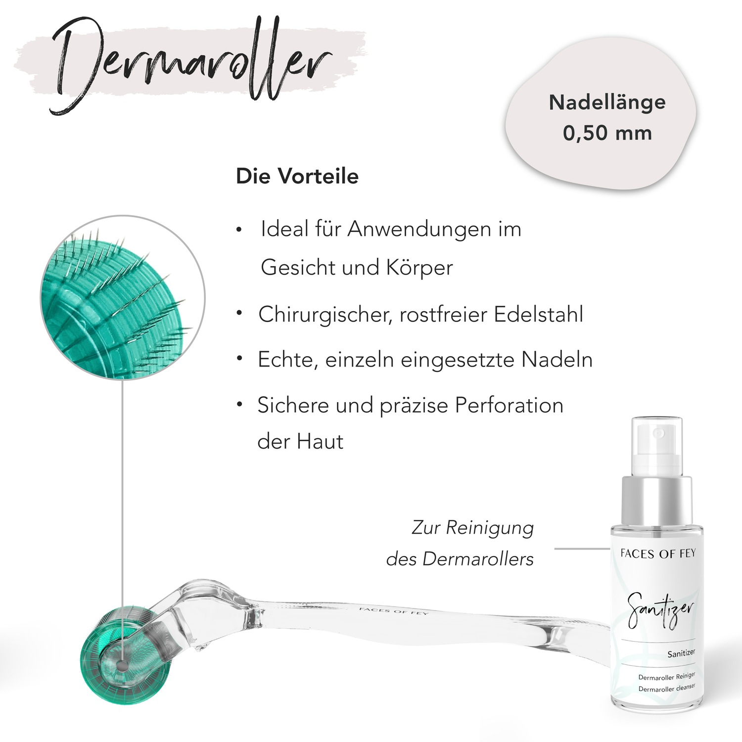 Dermaroller 0.5mm