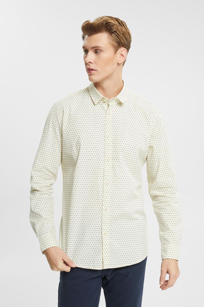 Slim-Fit-Hemd mit Herzprint
