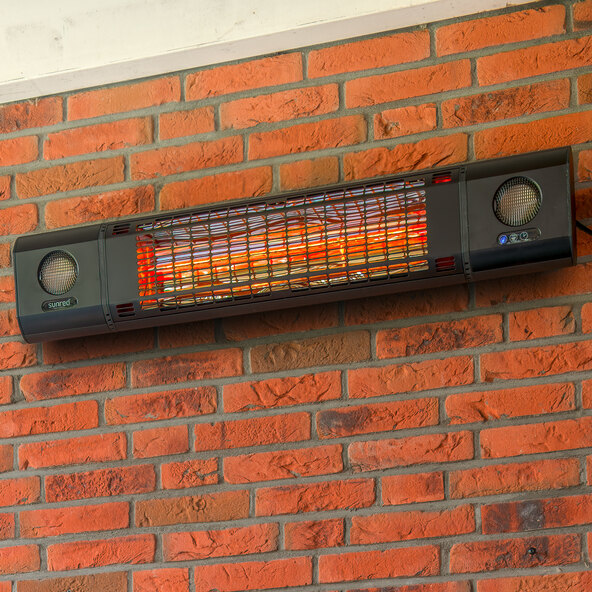 Wand-Heizstrahler Sun & Sound Wall 2000