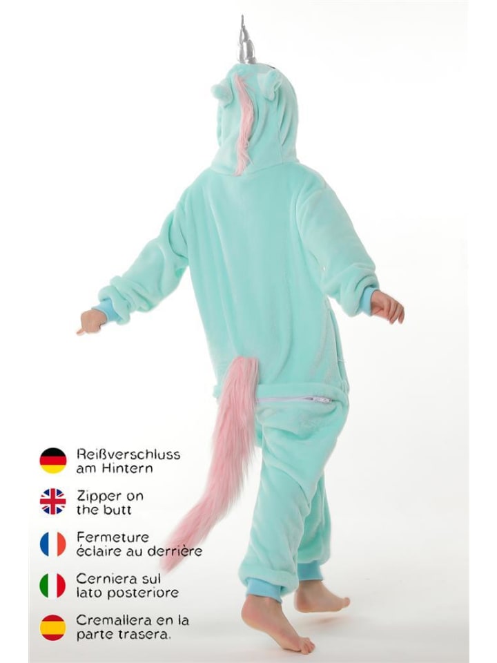 Corimori Onesie Kostüm in Türkis günstig kaufen