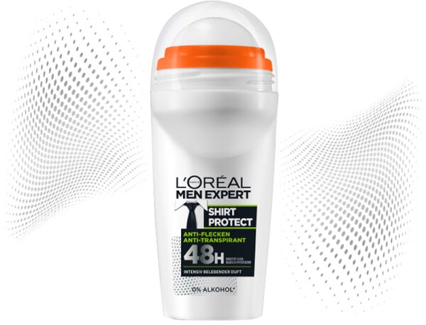 L'Oréal Paris Men Expert Shirt Control Anti Flecken 48h Deodorant Roll-On