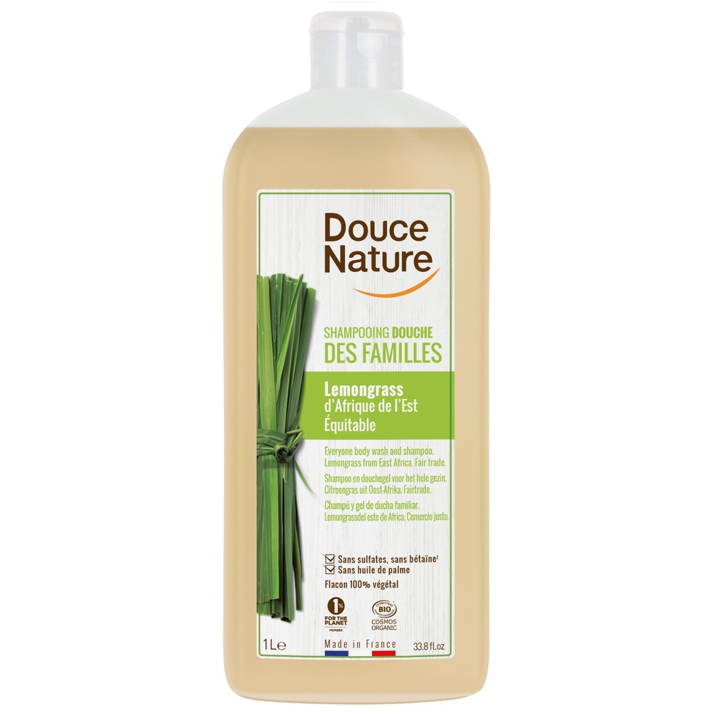 douce nature SHAMP DOUCHE LEMONGRASS 1L DOUCHES FAMILIALES