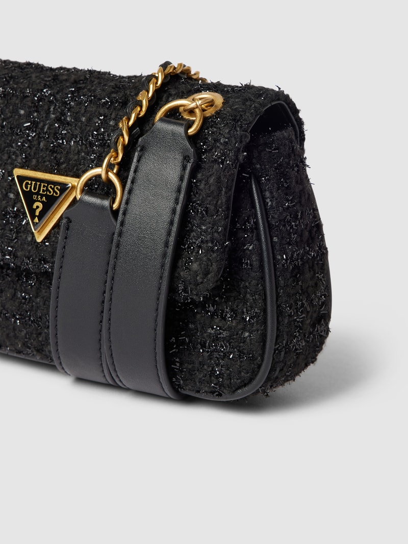 Crossbody Bag mit Strukturmuster Modell 'GIULLY' in schwarz
