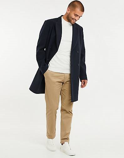 Threadbare Wollmantel