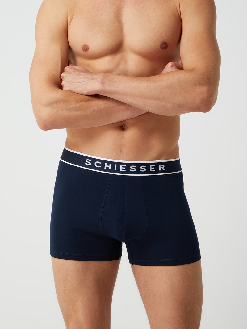 Trunks mit Stretch-Anteil im 3er-Pack in marineblau