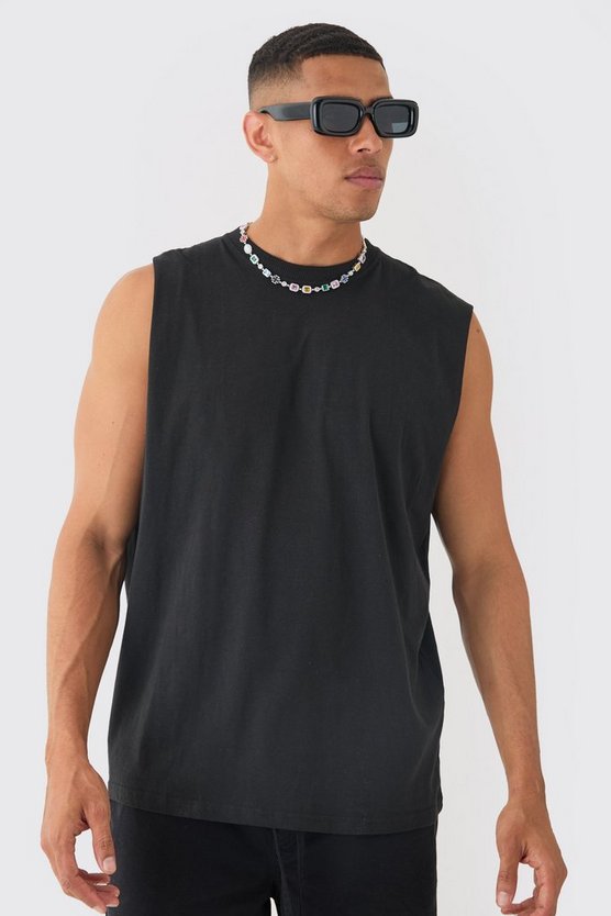 Oversize Tanktop mit Print