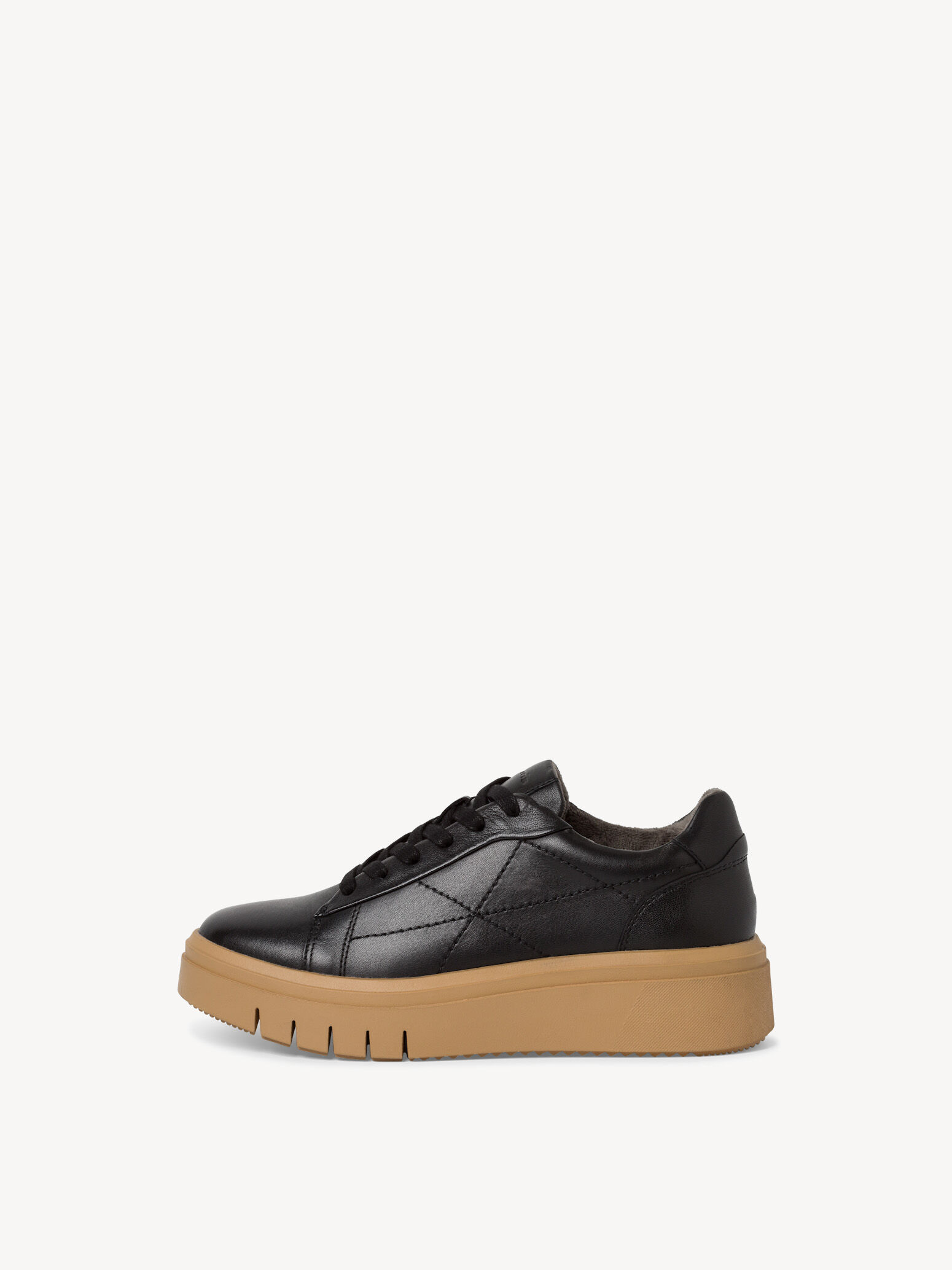 Basket en cuir - noir