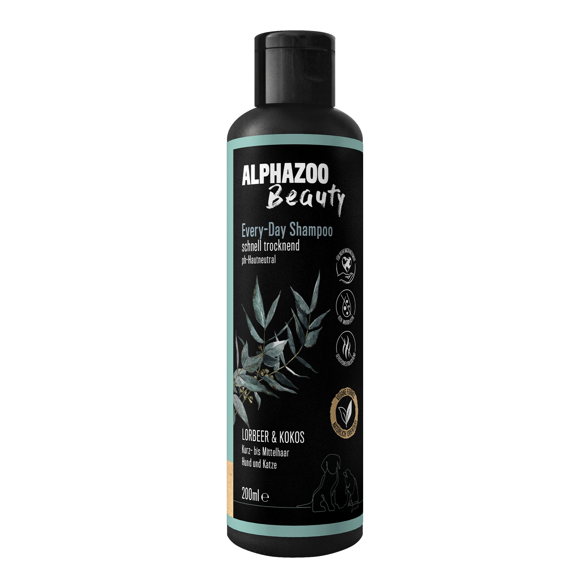 ALPHAZOO Fellpflege ALPHAZOO Every-Day Shampoo für Hunde & Katzen