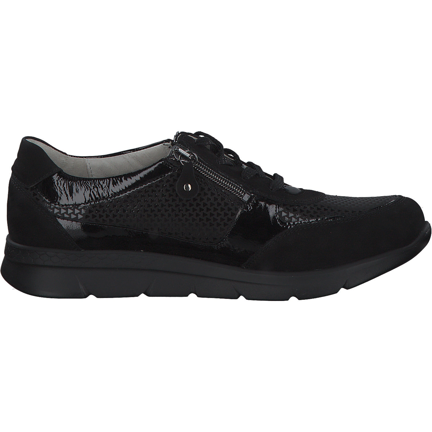 Waldläufer Jenny 661003, Schnürschuhe, Damen, Schwarz