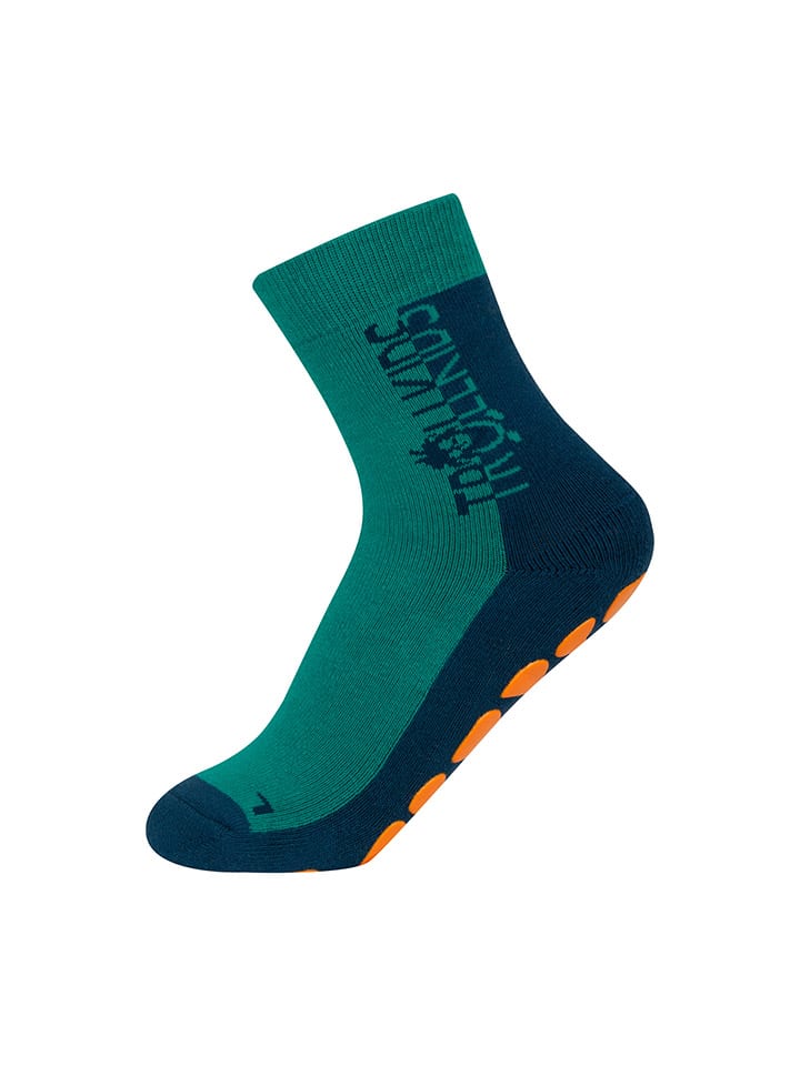 Trollkids Trekkingsocken in Dunkelblau/ Grün günstig kaufen