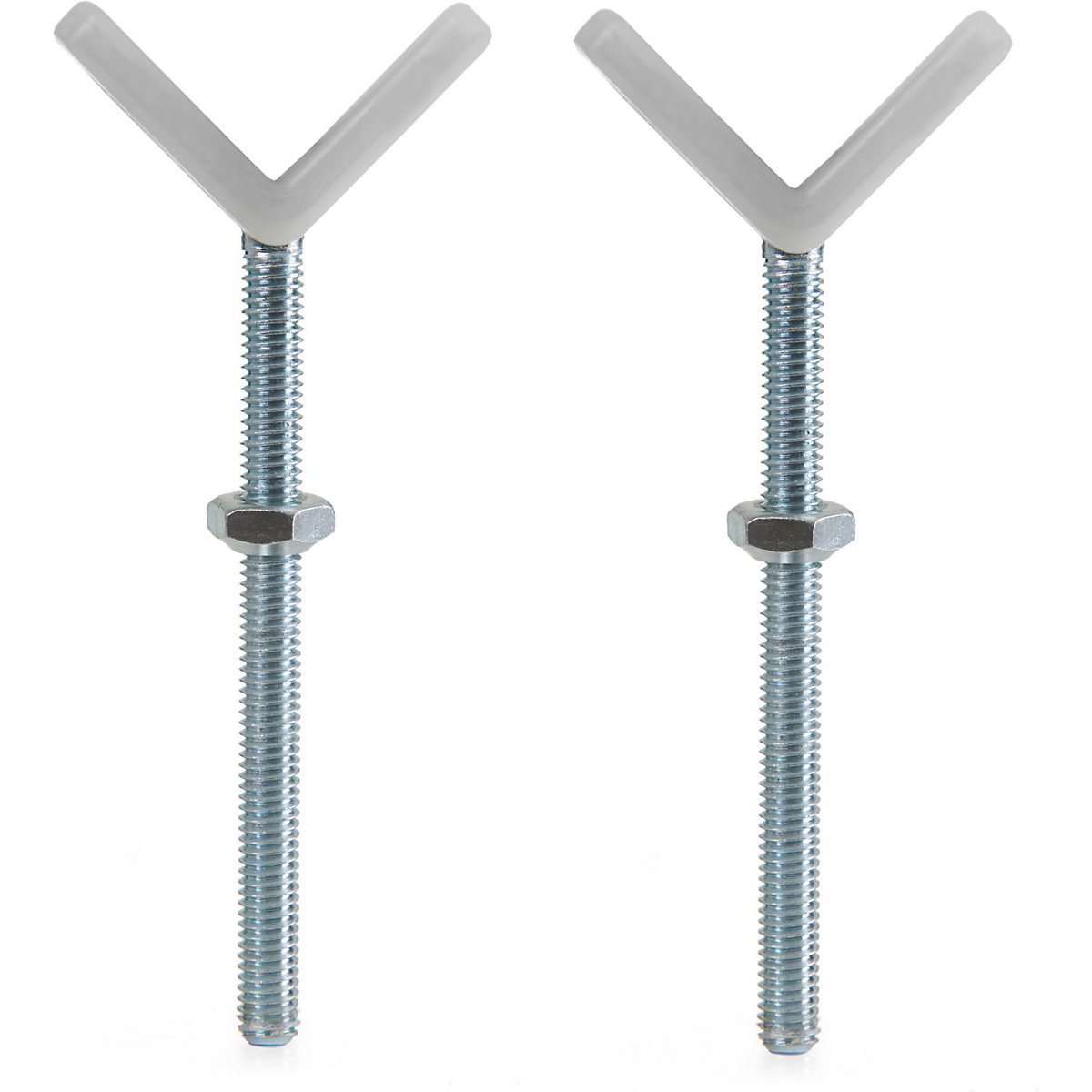 Y-Spindel für Tür- & Treppenschutzgitter, silver, 2er Pack