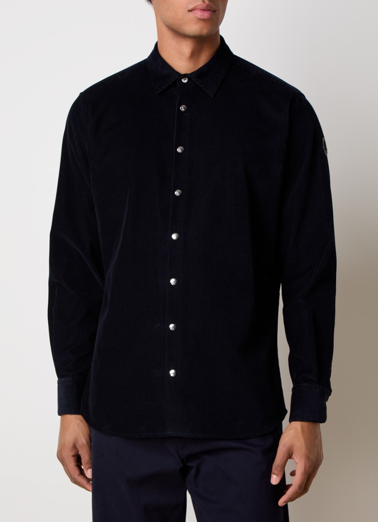 Moncler  Regular fit overhemd van corduroy met logo