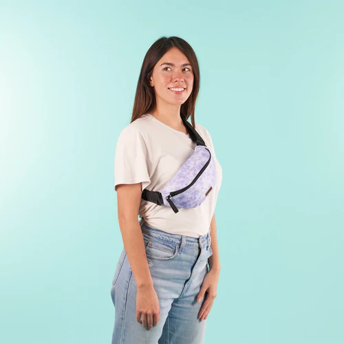 Small Jaipur lilac fanny pack