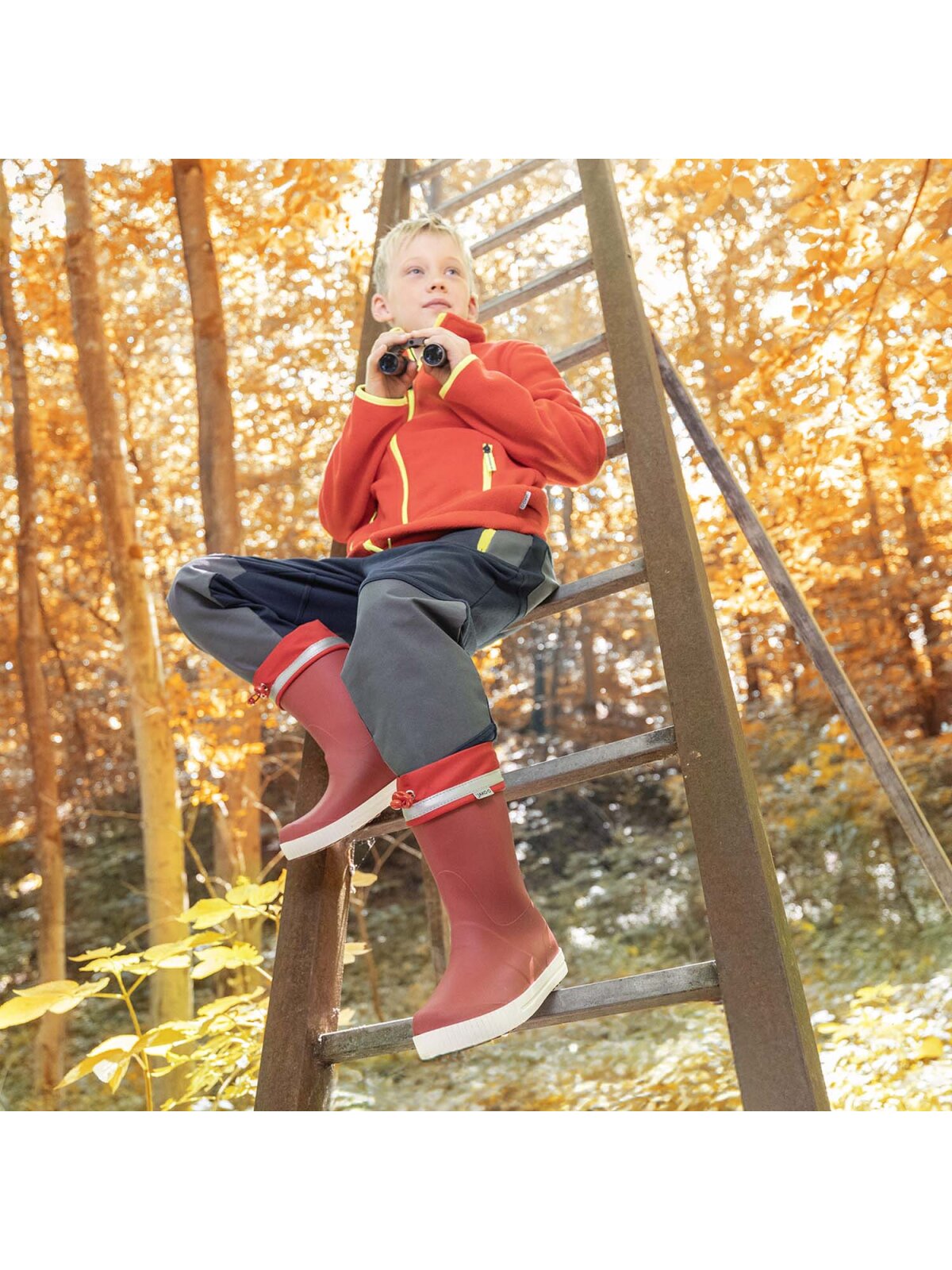 Regenstiefel, rot