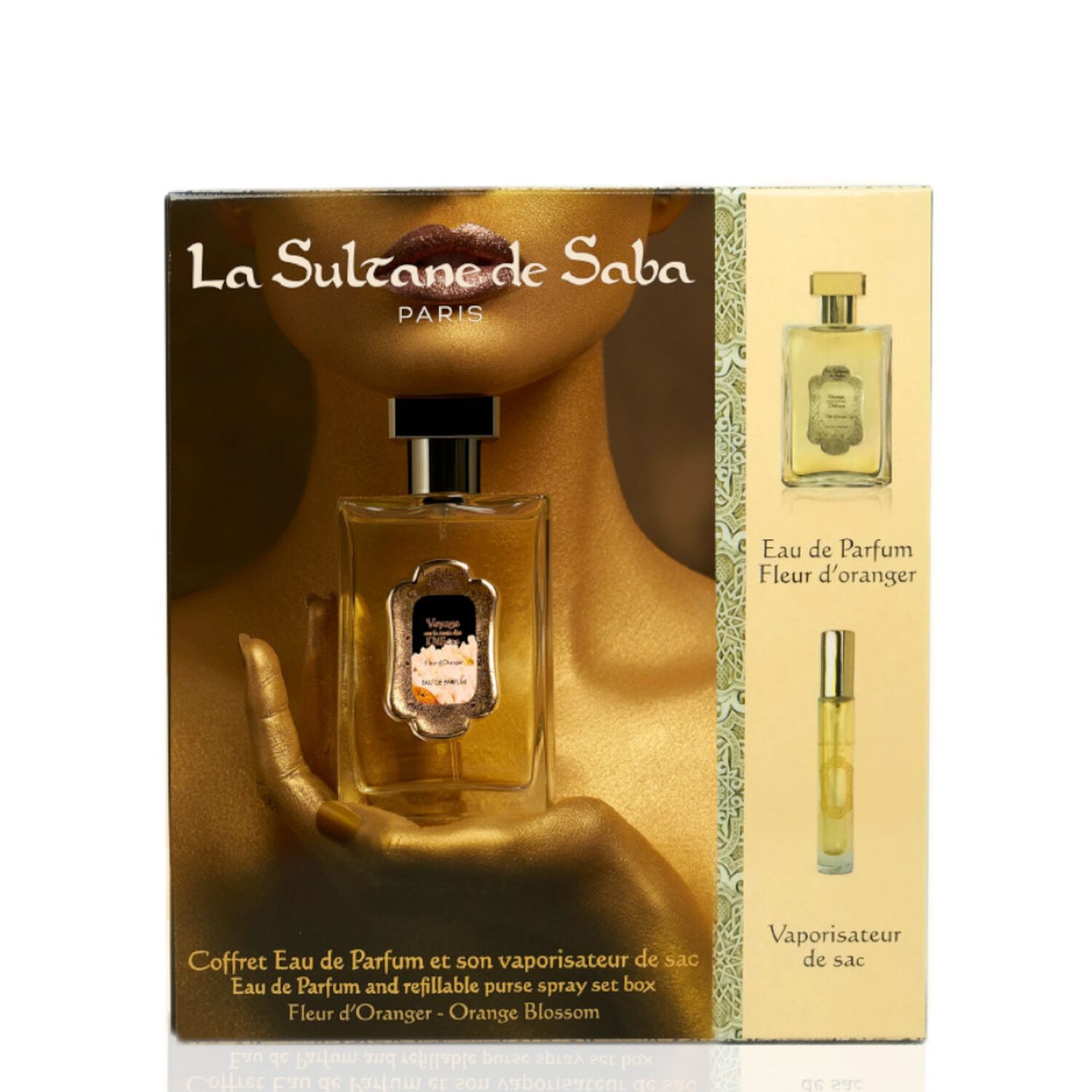 La Sultane de Saba Fleur d'Oranger Coffret Eau de Parfum 50 ml + Vapo de Sac