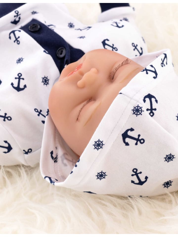 Makoma Overall Navigator in weiß dunkelblau günstig kaufen