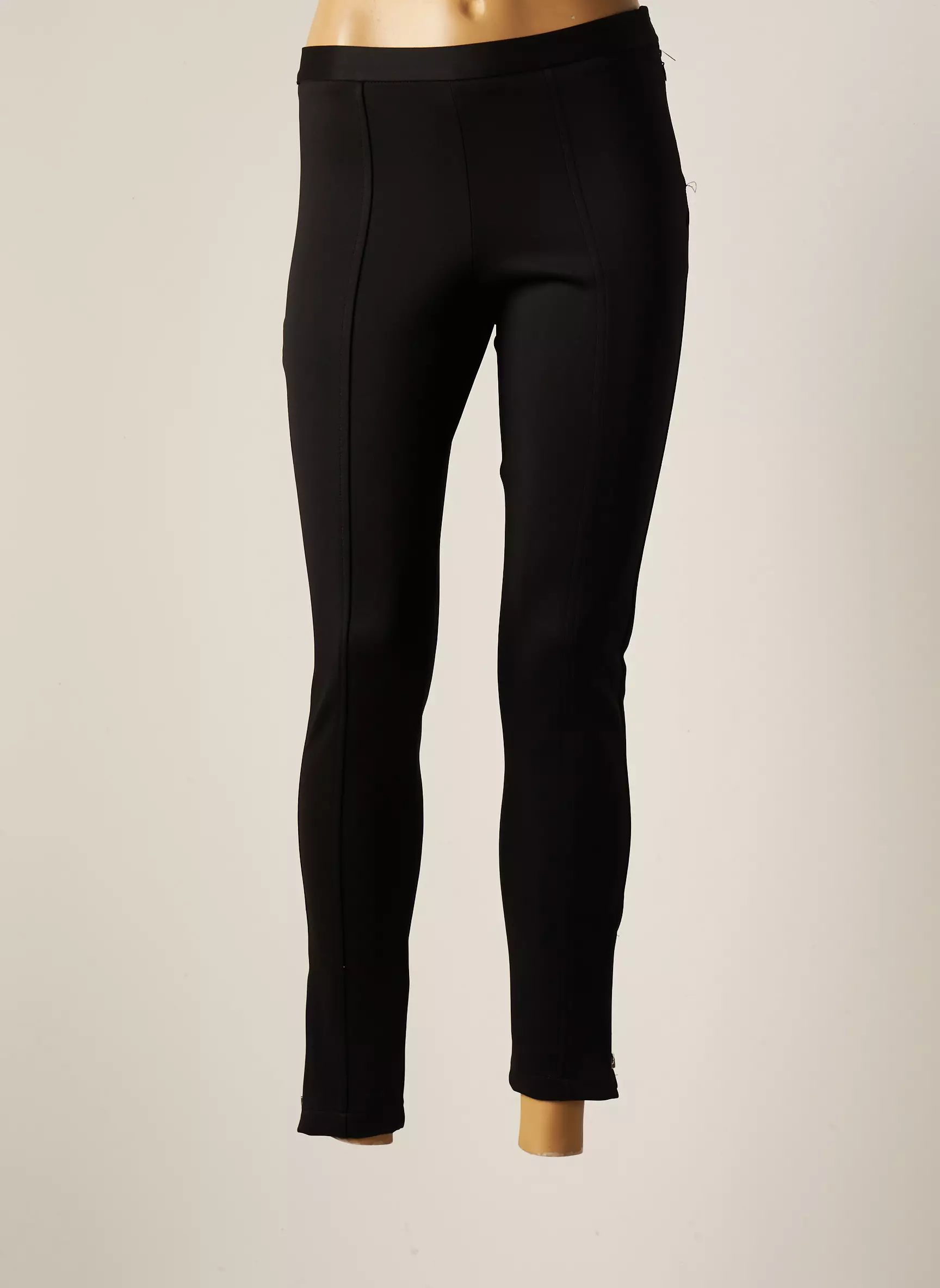 Faruk Pantalon7 8 Femme couleur noir