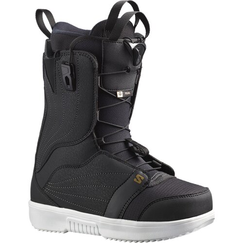 DAMEN SNOWBOOT SNOW. BOOTS PEARL BLACK/WHITE/GOLD
