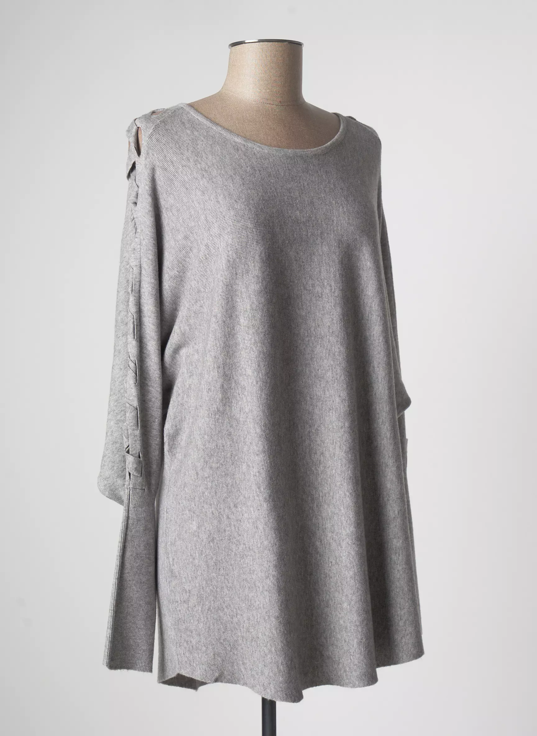 Frank Lyman Pulls Femme couleur gris