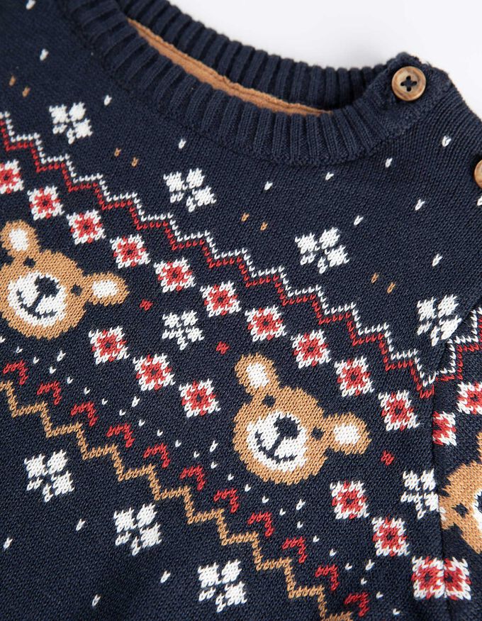 Strickpullover - Allover-Muster