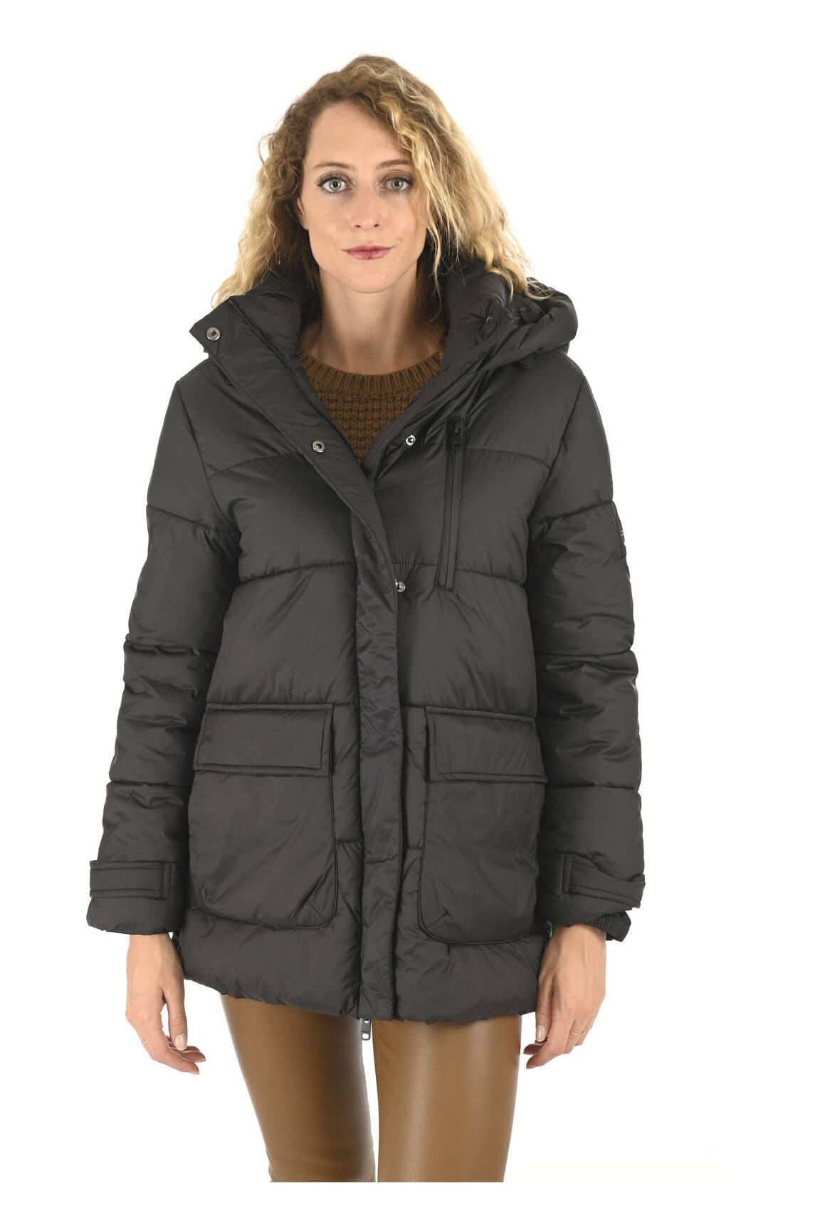 Ecoalf Doudounes Femme couleur noir