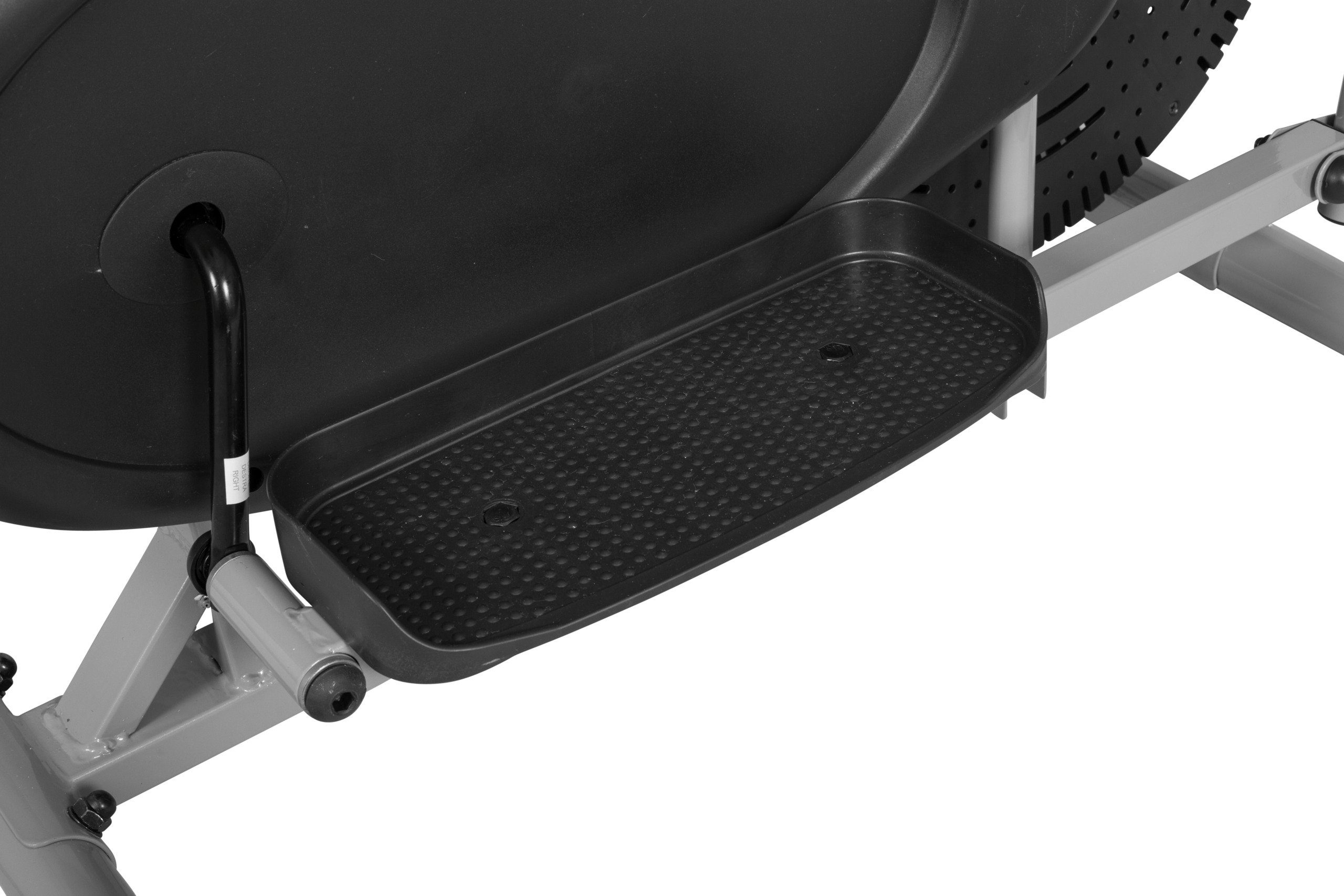 GORILLA SPORTS Crosstrainer mit Trainingscomputer, Pulsmesser, bis 110 kg - Ellipsentrainer (1-tlg)