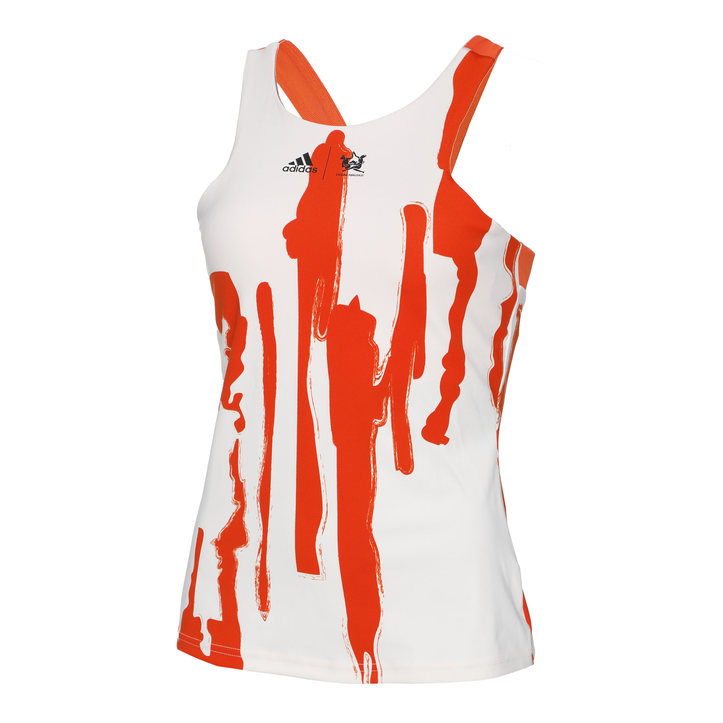New York Y Tank-Top Damen - Beige, Orange